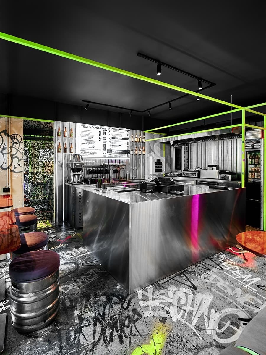 Барная стойка кафе Technodöner