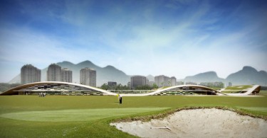 Зрелищный и спорный проект строительства олимпийского поля для гольфа от Jacobsen Arquitetura