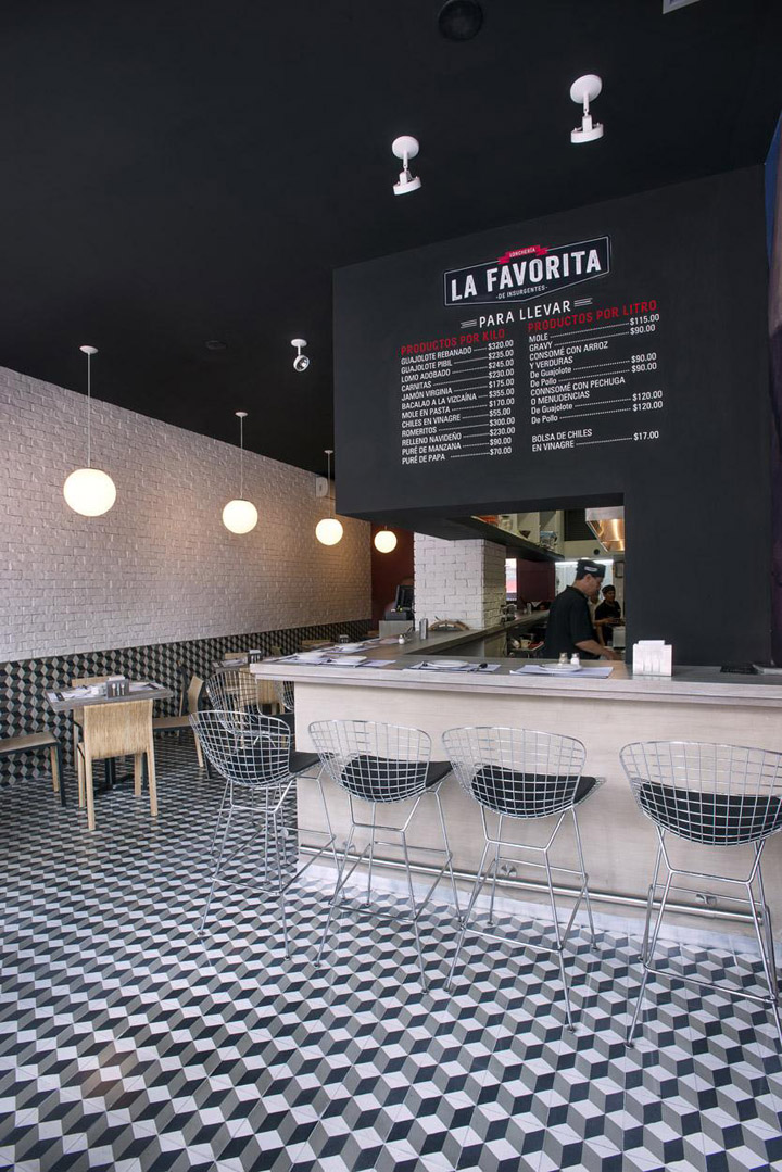 Умопомрачительный дизайн интерьера ресторана La Favorita в Мексике