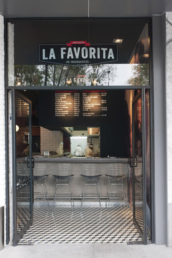 Внешний вид ресторана La Favorita в Мексике