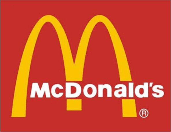 Эмблема ресторана быстрого питания McDonald`s