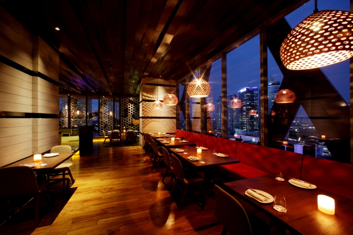 Панорамный вид из ресторана