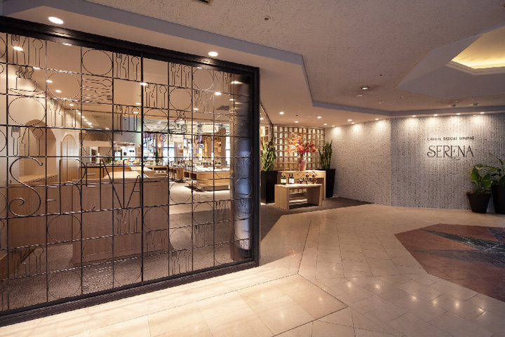 Очаровательный дизайн ресторана Serina buffet в Японии