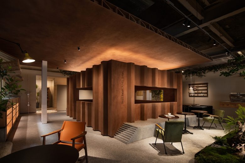 Центральный объем с геометрией и посадкой Tiana Factory