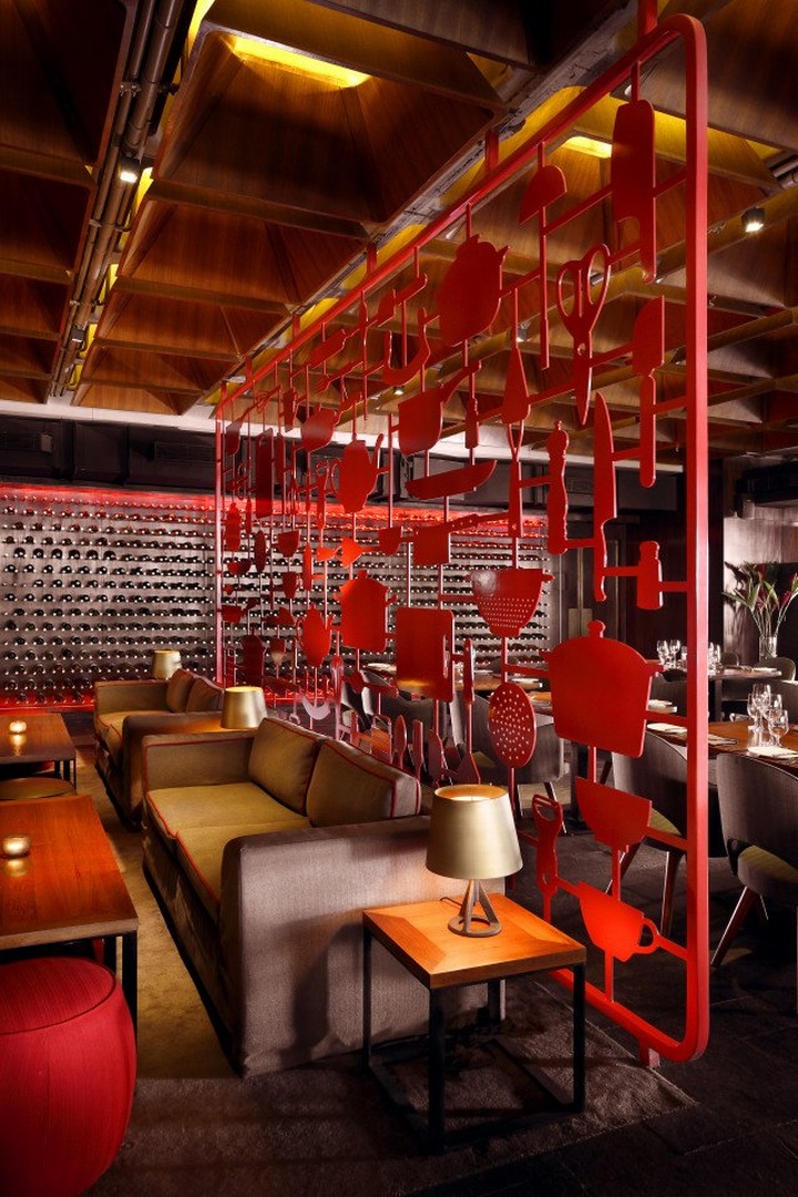 Замечательный дизайн интерьера ресторана The Tower Kitchen в Индии