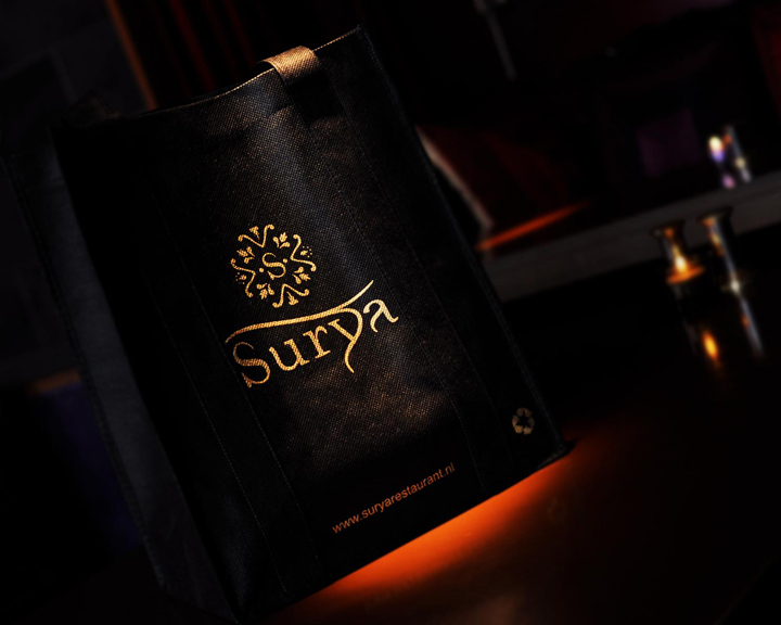 Меню ресторана Surya в Амстердаме