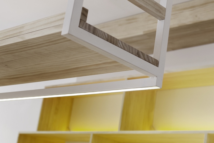 Прекрасный материал отделки в интерьере кондитерской La Torta от NAN Arquitectos в Испании