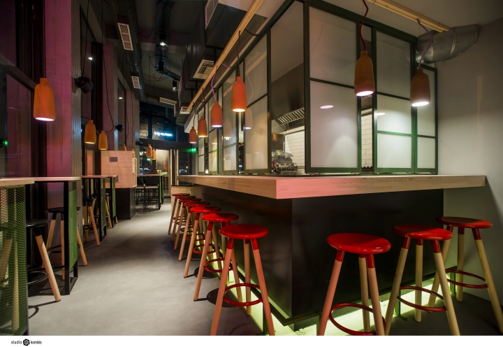 Фантастическое оформление мексиканского гриль-ресторана Ancho от студии k+m architect