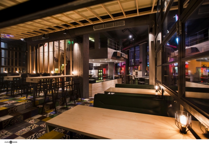 Фантастическое оформление мексиканского гриль-ресторана Ancho от студии k+m architect