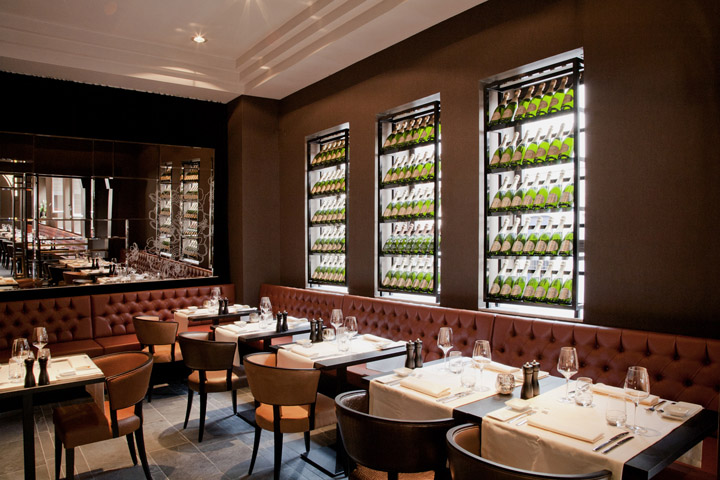 Современный интерьер ресторана Art Kwizien luxury Brasserie