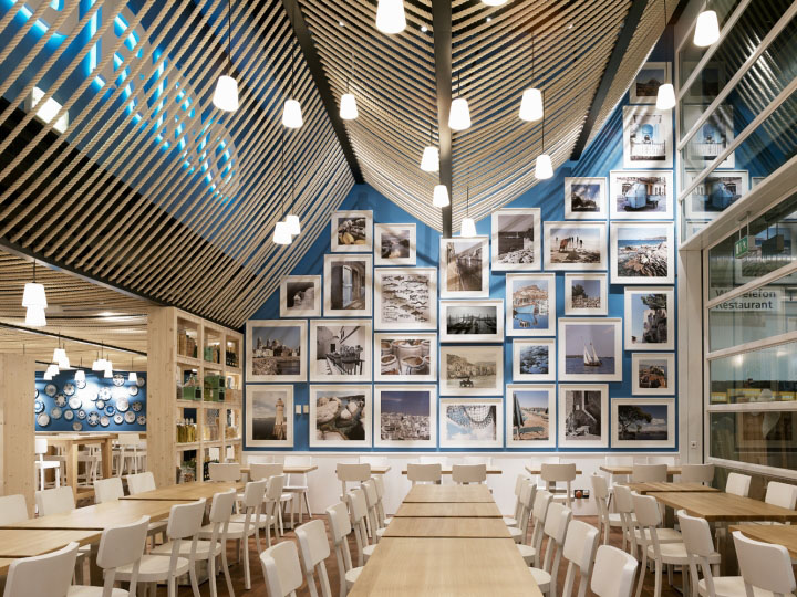 Фотографии в дизайне интерьера ресторана Azzurro