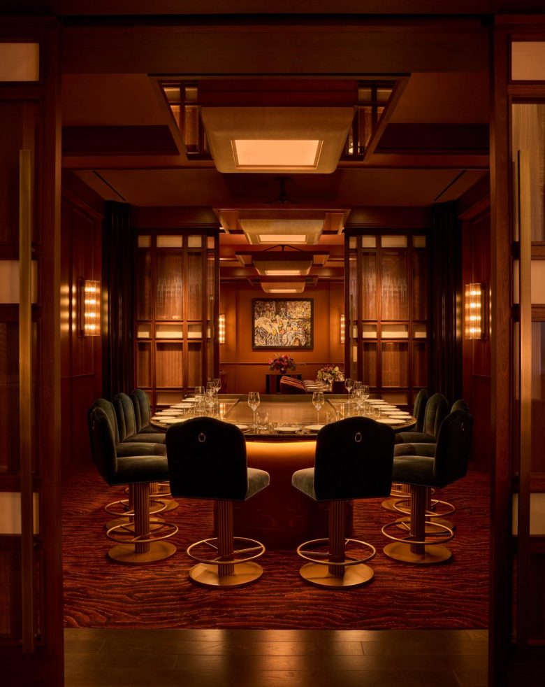 банкетный зал La Tête d’Or один стол