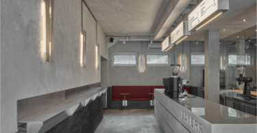 барная стойка Layers Bakery вид сбоку