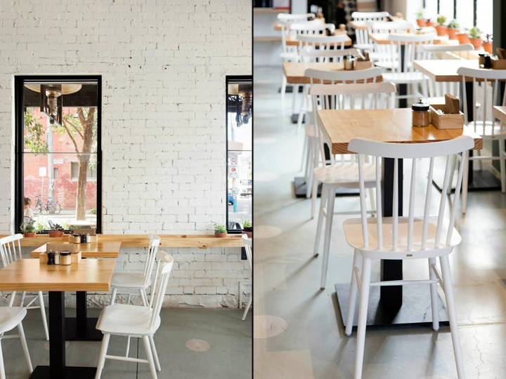 Респектабельный интерьер кафе BARRY coffee&food в Мельбурне