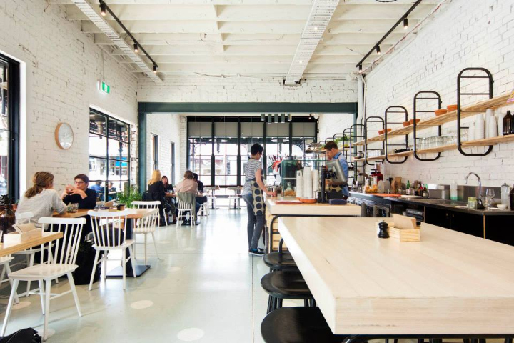 Удивительный интерьер кафе BARRY coffee&food в Мельбурне