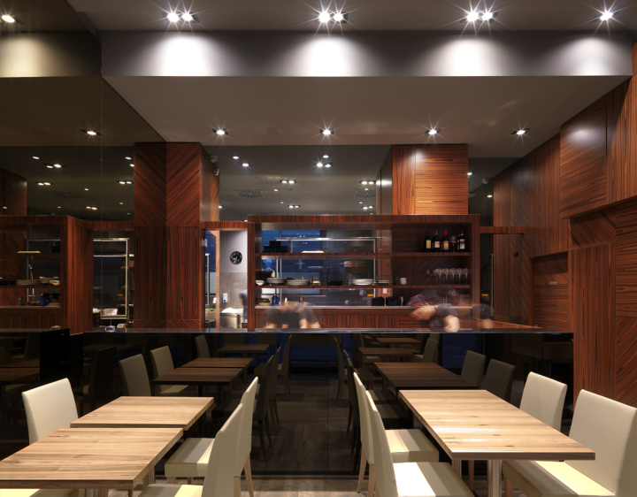 Респектабельный интерьер суши-ресторана Basara