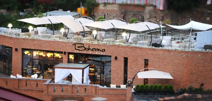 Ресторан с террасой Bohema: вид сверху