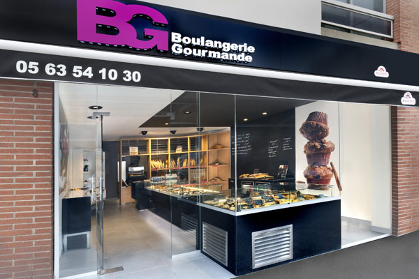 Роскошный интерьер кондитерской Boulangerie Gourmande