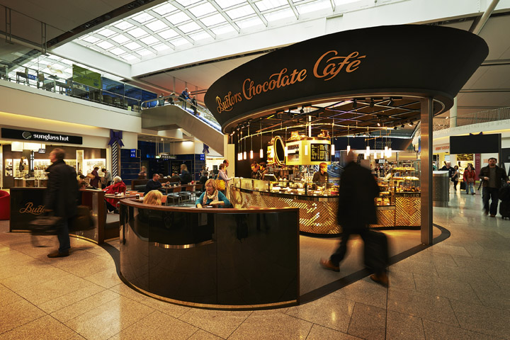 Современный интерьер кафеButlers Chocolate Cafes в Дублине