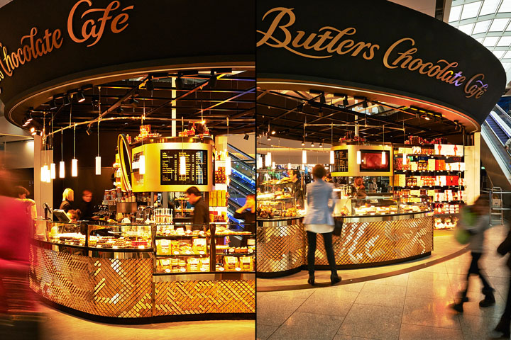 Впечатляющий интерьер кафеButlers Chocolate Cafes в Дублине