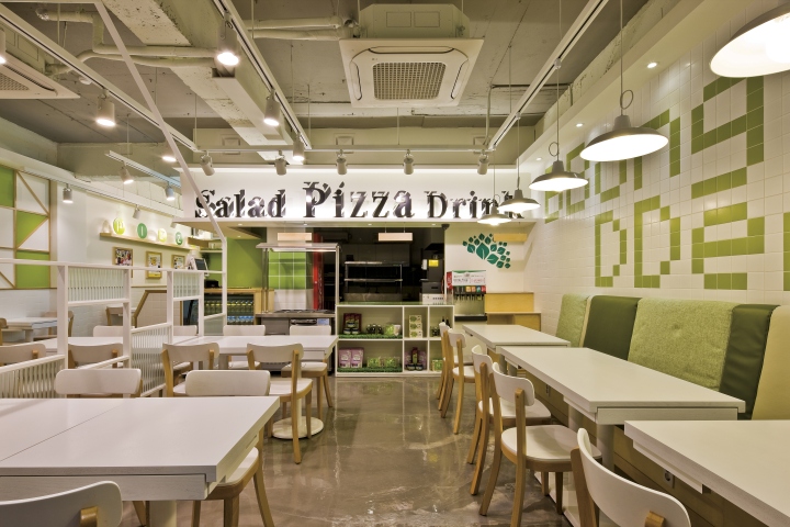Дизайн интерьера пиццерии BBong DDerak Pizza