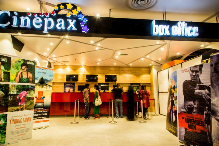 Креативный интерьер 3D кинотеатра Cinepax Lahore