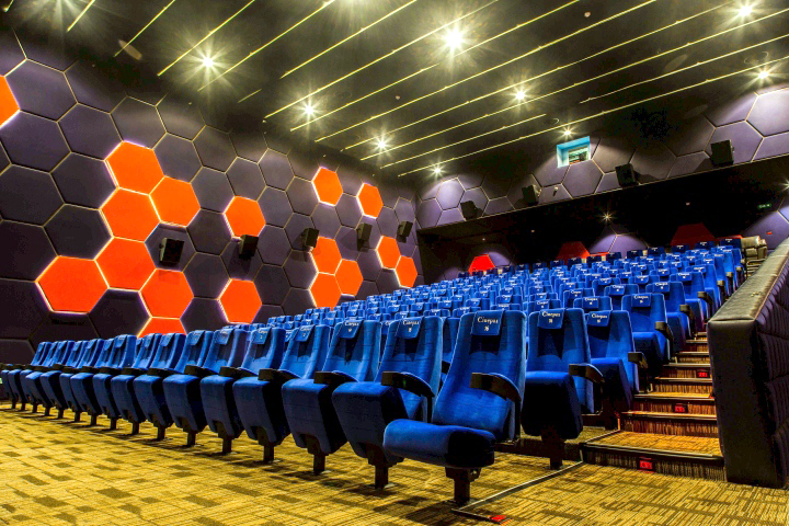 Невероятный интерьер 3D кинотеатра Cinepax Lahore