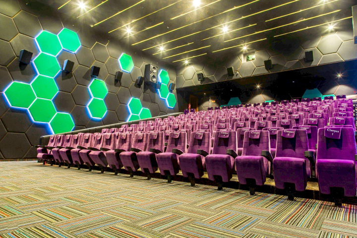 Удивительный интерьер 3D кинотеатра Cinepax Lahore