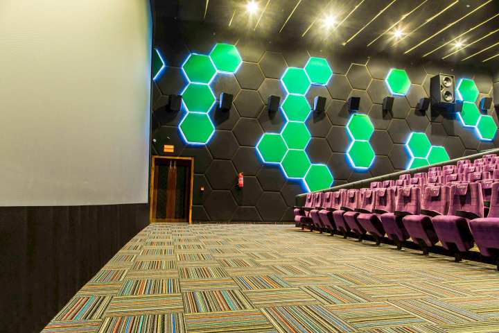 Безупречный интерьер 3D кинотеатра Cinepax Lahore