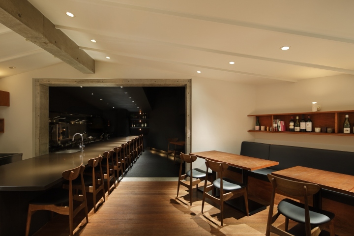 Ресторан Concerto от KuboTsushima Architects в Токио