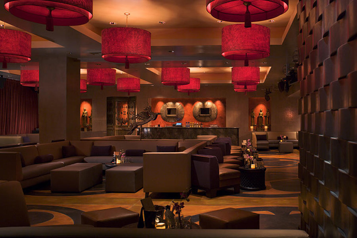 Красивый дизайн интерьера TAO Nightclub & Asian Bistro в Лас-Вегасе