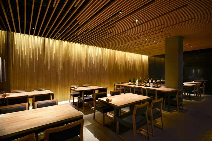 Необыкновенный дизайн японского ресторана