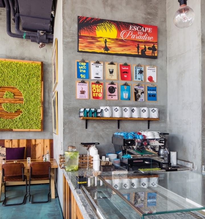 Домашний ресторан One Life Kitchen & Café в Дубае: множество дизайнерских элементов и деталей