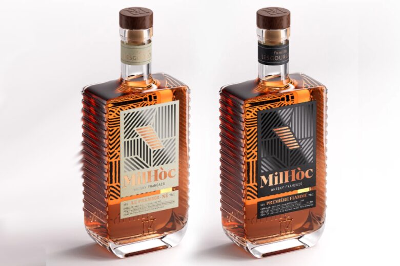 две бутылки виски Milhóc Whisky