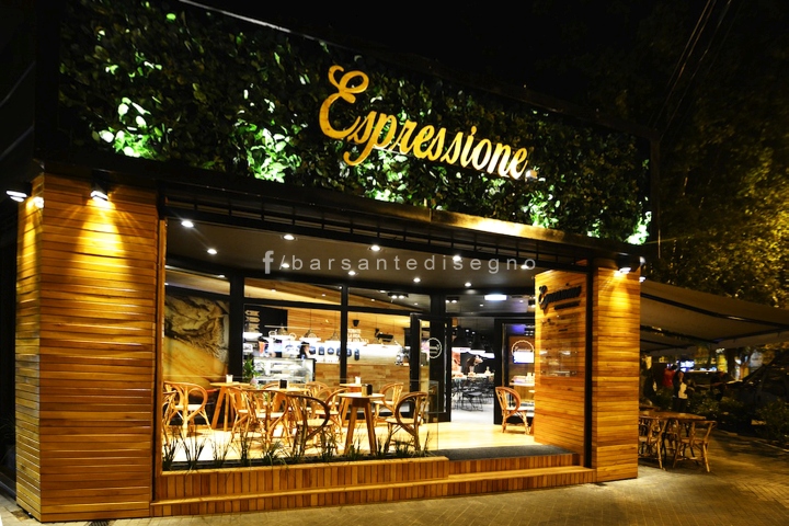 Наружный дизайн кафе Espressione