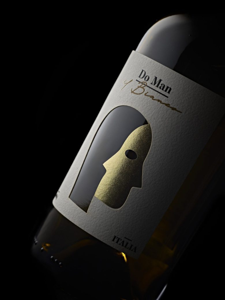 этикетка с золотом Do Man