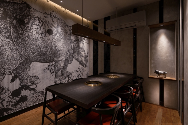 Фото дизайна интерьера ресторана в стиле лофт в Гонконге. Фото 3