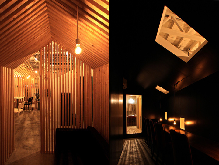 Коллаж. Потрясающий дизайн ресторана Hanafarm от студии GreenBlue в Японии