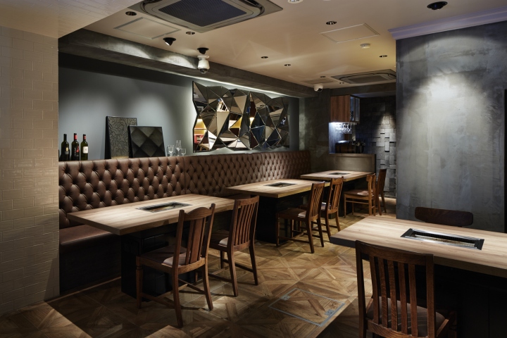 Красивый дизайн ресторана Heijouen в престижном районе Токио от студии HaKo Design