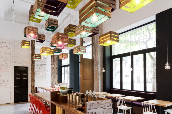 Идеи оформления ресторана: необычные абажуры светильников