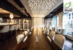 Интерьер зала ресторана морской кухни: дизайнерское решение от Plume Group