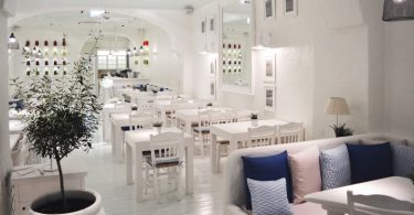 Минималистичные интерьеры ресторанов в средиземноморском стиле