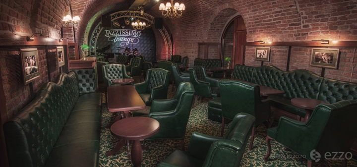 Роскошный интерьер ночного клуба Jazzissimo Lounge