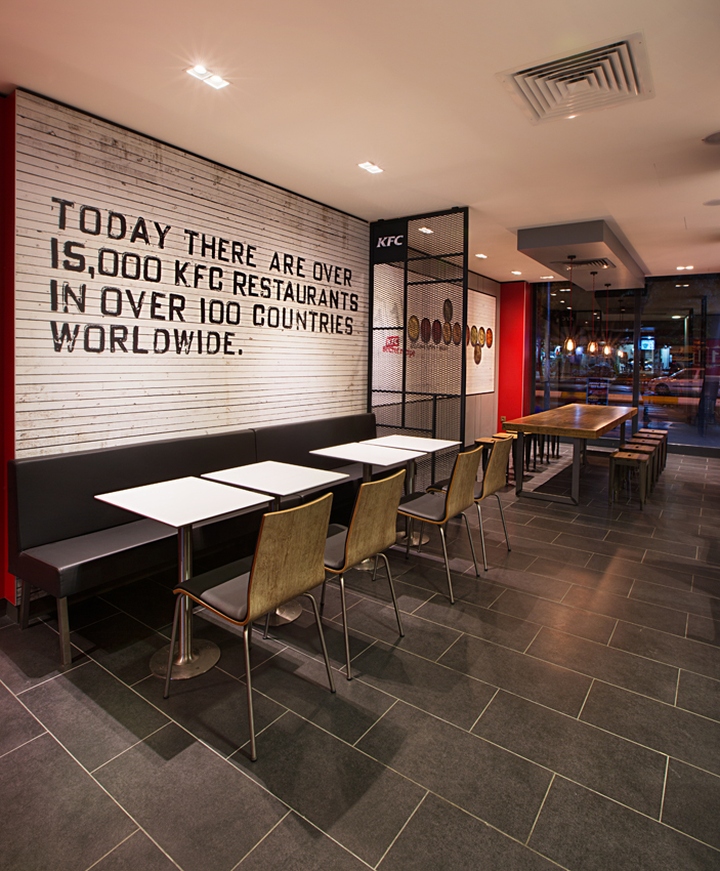 Безупречный интерьер ресторана KFC