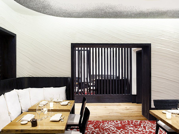 Уютный ресторан Kinugawa Japanese от Gilles & Boissier в Париже