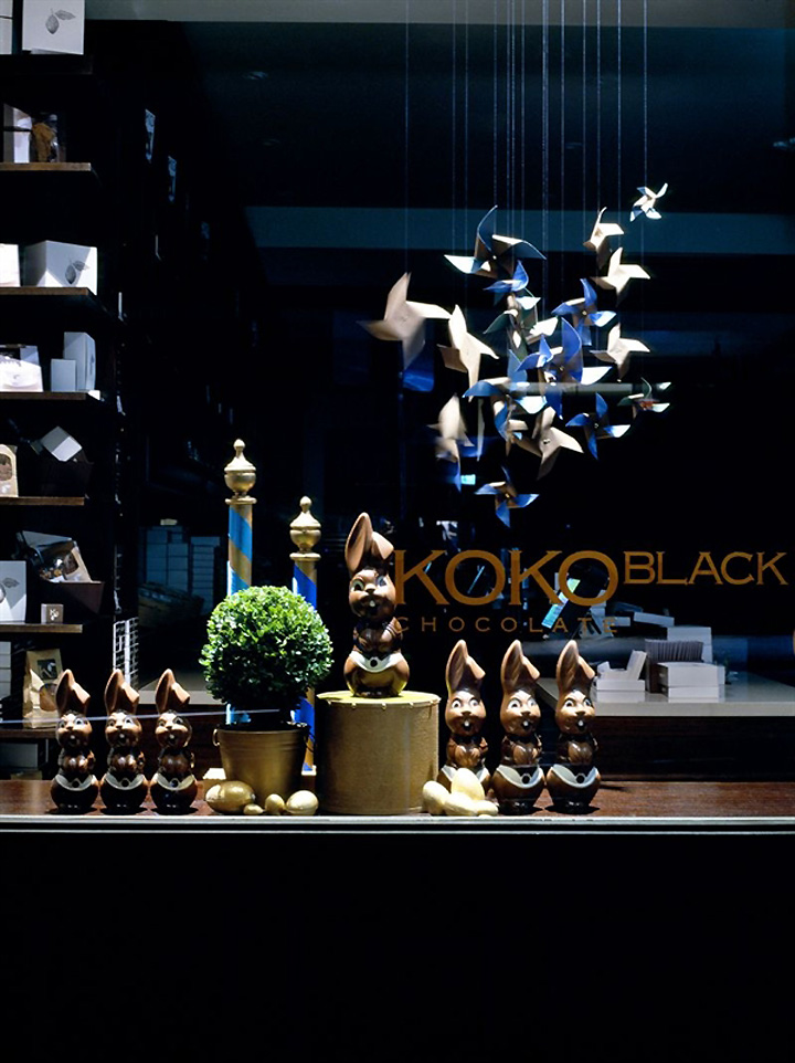 Респектабельный интерьер магазина Koko Black chocolatier