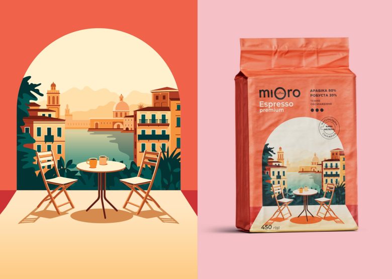 красная пачка Mioro brand