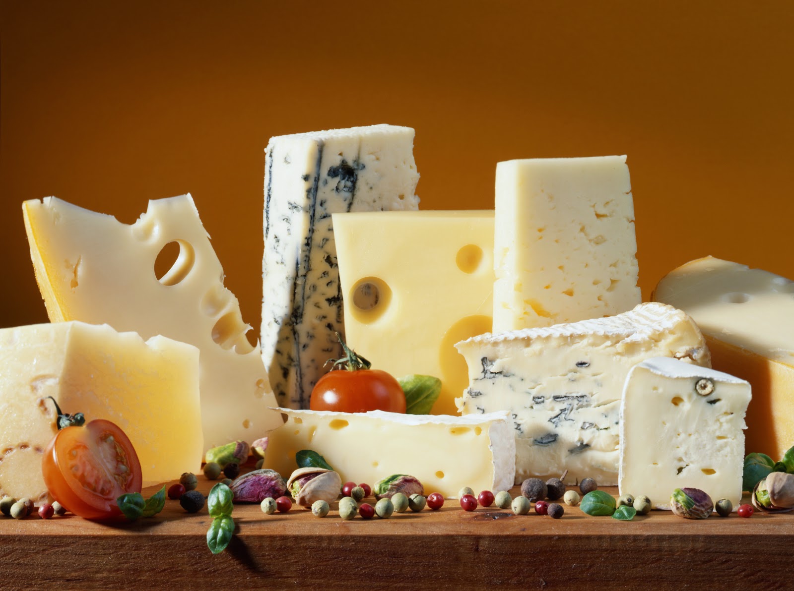 Разнообразные виды сыра