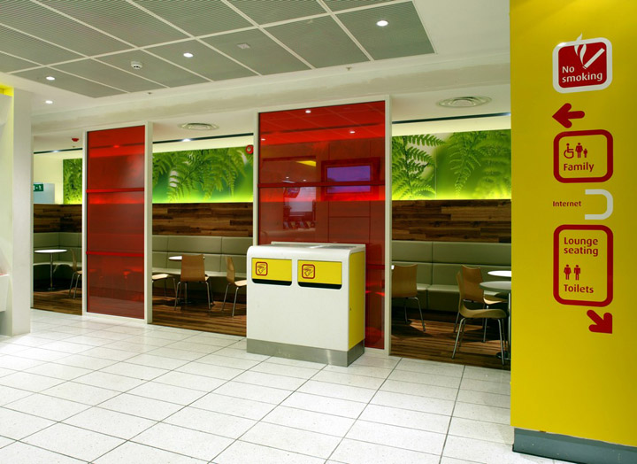 Респектабельный интерьер ресторана McDonald’s в Лондоне