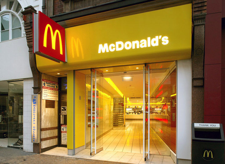 Роскошный интерьер ресторана McDonald’s в Лондоне
